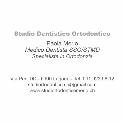 Logo de dr. med. dent. Merlo Paola