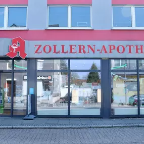 Aussenansicht der Zollern-Apotheke