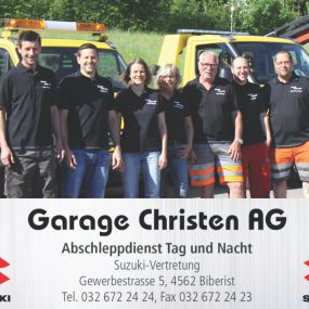 Garage Christen AG, Suzuki Vertretung und 24h Abschleppdienst, Biberist
