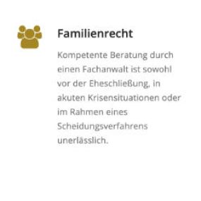 Familienrecht | AHPP Rechtsanwalts- und Steuerberaterkanzlei Hans, Dr. Popp & Partner | München