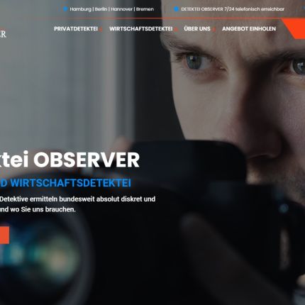 Logo da Detektei OBSERVER Lüneburg - Für Privat und Wirtschaft