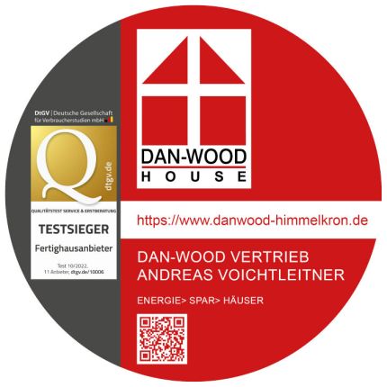 Logo od DAN-WOOD Himmelkron - Vertrieb Andreas Voichtleitner für Oberfranken