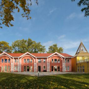 Außenansicht, FRÖBEL-Kindergarten Am Filmpark in Potsdam, © 2023 FRÖBEL e.V. Alle Rechte vorbehalten