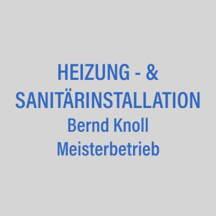 Logo fra Bernd Knoll Heizung- & Sanitärinstallation