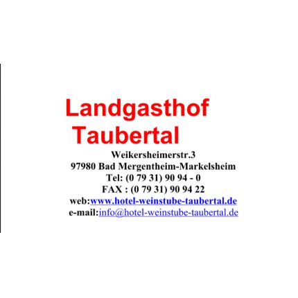 Logotyp från Landgasthof Taubertal