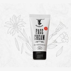 Gaisbock, Face Cream, 100% natürlich. Naturkosmetik, Swiss Made, Für Männer, revitalisiert die Haut, Enzian & Edelweiss. Probiotika, Männerkosmetik