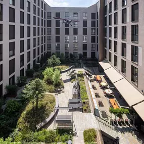 Courtyard and Rooftop Terrace