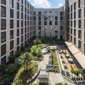 Courtyard and Rooftop Terrace