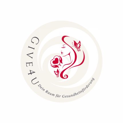 Logotyp från GIVE4u- gesund und glücklich Frau sein