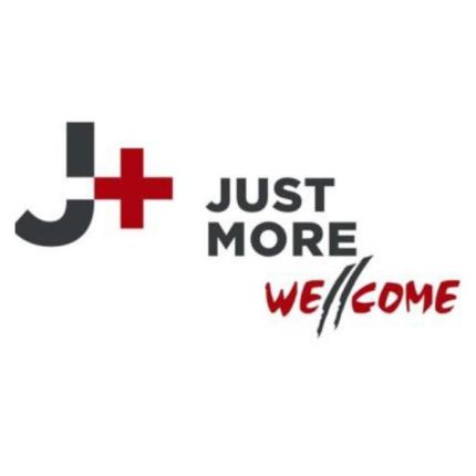Logotyp från J+JUST MORE wellcome