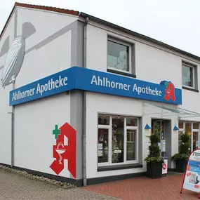 Aussenansicht der Ahlhorner Apotheke