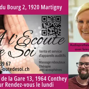 Bild von A l'Ecoute de Soi-Solutions Auditives-Martigny