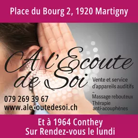 Bild von A l'Ecoute de Soi-Solutions Auditives-Martigny