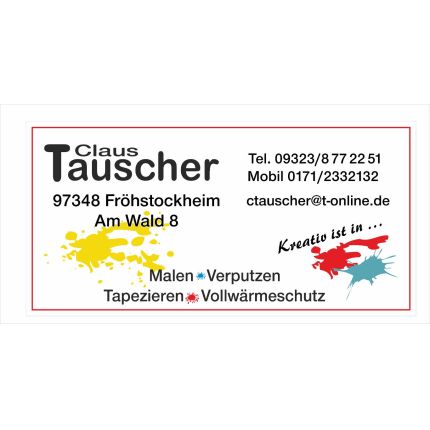 Logo von Claus Tauscher Maler-/Verputzergeschäft