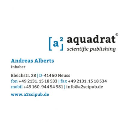 Logo von aquadrat scientific publishing