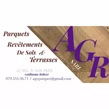 Logo od AGR parquets, revêtements de sols & terrasses Sàrl