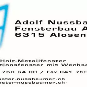 Bild von Nussbaumer Adolf Fensterbau AG