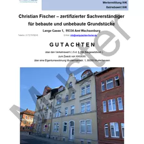 Bild von Sachverständiger für Immobilienbewertung Christian Fischer