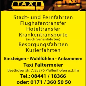 Bild von Taxi Pfaffenhofen | Taxi Faltermeier