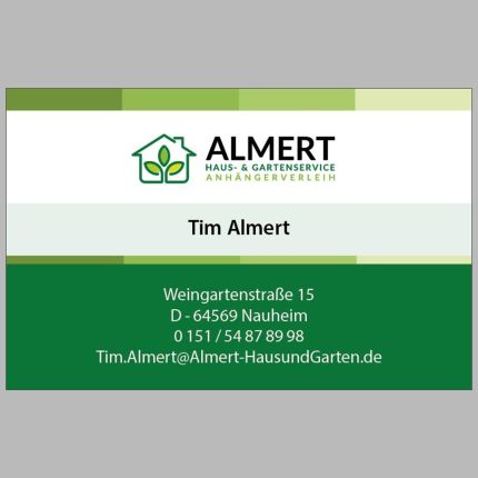 Logotyp från Almert Haus und Gartenservice