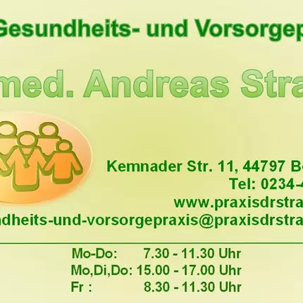 Logo von Gesundheits-und-Vorsorgepraxis Dr. med. Andreas Stracke Bochum