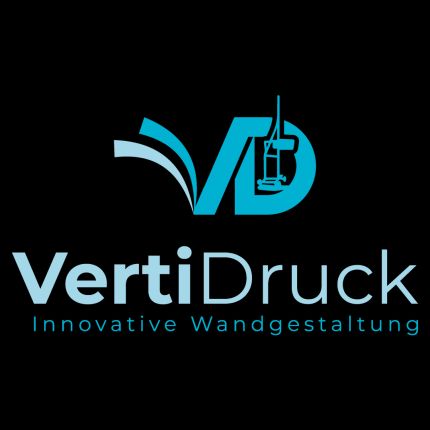 Logotyp från VertiDruck-Wandbedruckung