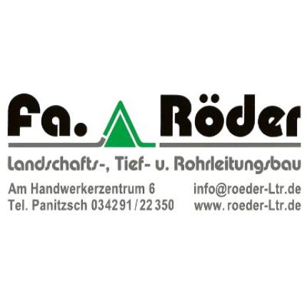 Logo fra Röder LTR Bau GmbH & Co. KG - Tief- u. Rohrleitungsbau Leipzig