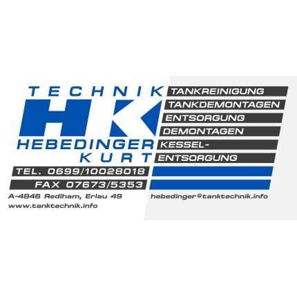 Λογότυπο από HK Tanktechnik TANKENTSORGUNG Hebedinger Kurt