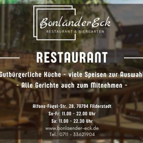 Bild von Bonländer Eck - Restaurant & Biergarten