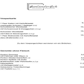 Bild von Bonländer Eck - Restaurant & Biergarten