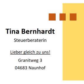 Bild von Steuerberaterin Tina Bernhardt