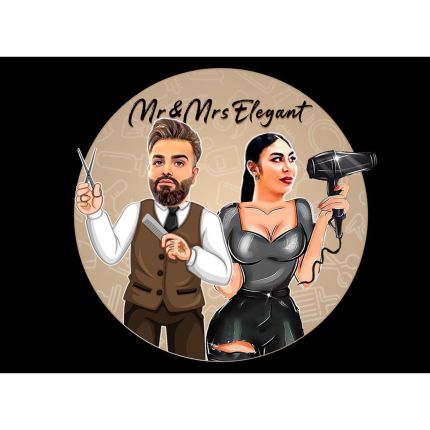 Logótipo de Mr & Mrs Elegant (Friseur, Beauty & Tattoo)