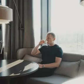 Enjoying a break