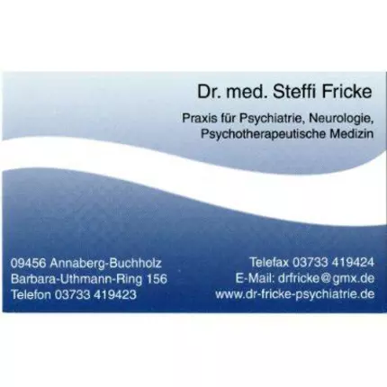 Logótipo de Dr.med. Steffi Fricke - Fachärztin für Neurologie / Psychiatrie / Psychotherapie