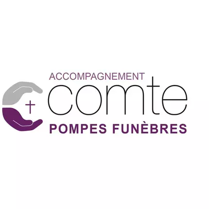 Logo da Pompes Funèbres Accompagnement Comte Sàrl, Chambre mortuaire, Comte Davis et Joëlle