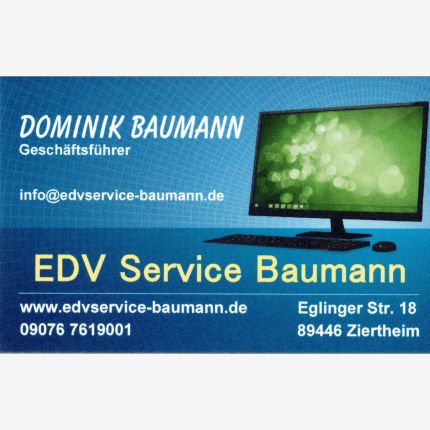 Logo de EDV Service Baumann