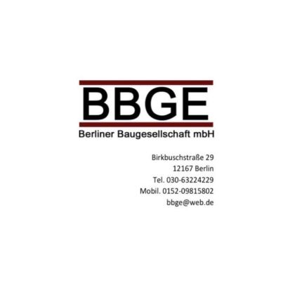 Logótipo de BBGE Berliner Baugesellschaft mbH