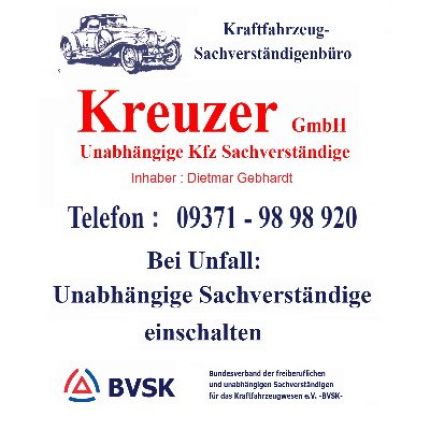 Logo from Kreuzer GmbH Kraftfahrzeug-Sachverständigen-Büro