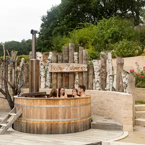 Bierzuber im Saunaparadies der Therme Obernsees