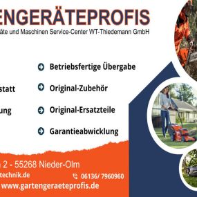 Bild von Die Gartengeräteprofis - WT-Thiedemann GmbH - Gartengeräte & Reparaturwerkstatt