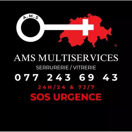 Logo von Ams Multiservices 24/7 Serrurerie Vitrerie Genève