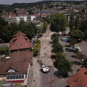 Lyss, Sanierung und Umgestaltung Marktplatz