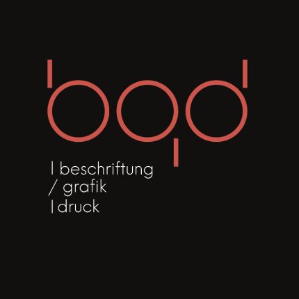 Logotyp från BGD - Beschriftung, Grafik, Druck - Obendrauf & Steiner GmbH