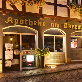 Aussenansicht der Apotheke am Obermarkt