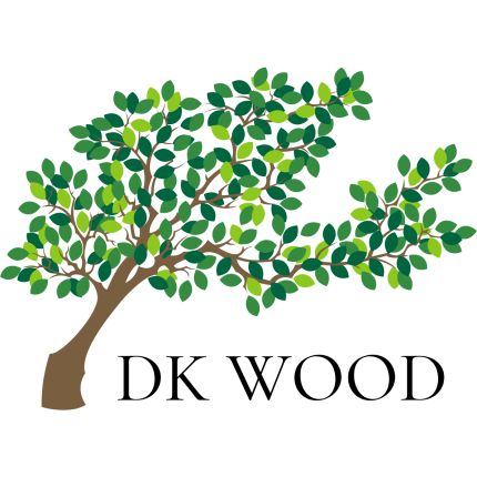 Logo de DK Wood | Import & Handel von Eichenholzbalken