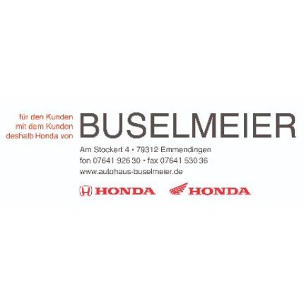 Logotipo de Auto und Motorrad Rolf Buselmeier Honda-Vertragshändler