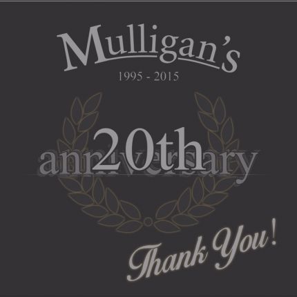 Logo da Mulligans est. 1995 Marcel Trapp