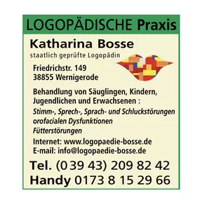 Bild von Logopädische Praxis Katharina Bosse