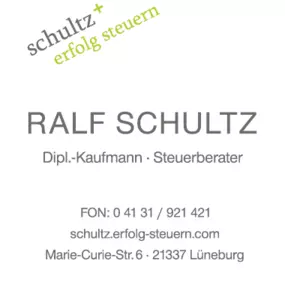 Bild von Ralf Schultz, Dipl.- Kaufmann Steuerberater