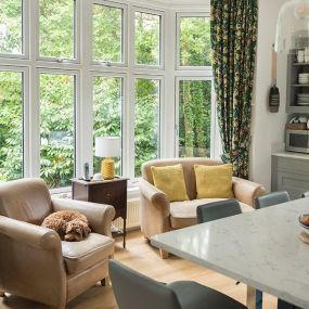 Transform your home with a beautiful bespoke bay window. Usually made up of three or more window panes, a bay window extends outwards in an arc shape to create a feature window. It provides extra internal space, floods a room with light and the curved design makes for some serious panoramic views.